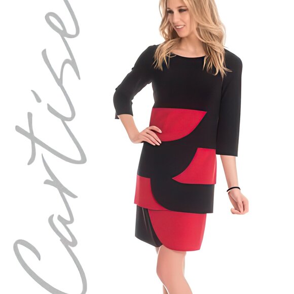 NEW Cartise Flattering Tiered layered Front Dress - Picture 1 of 16